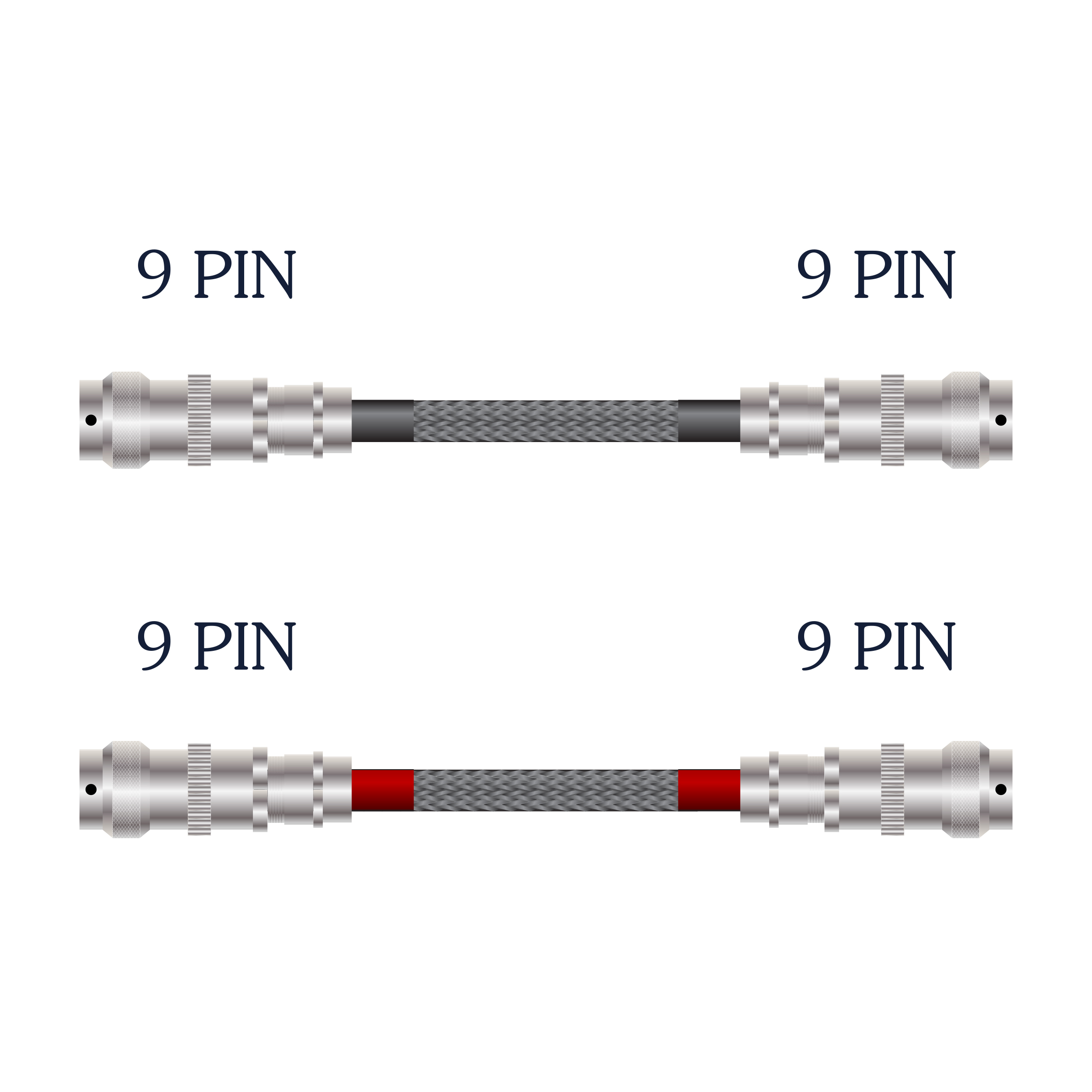 <p align="center">Tyr 2 Specialty 9 Pin / 9 Pin Cable Pair Cable</p>